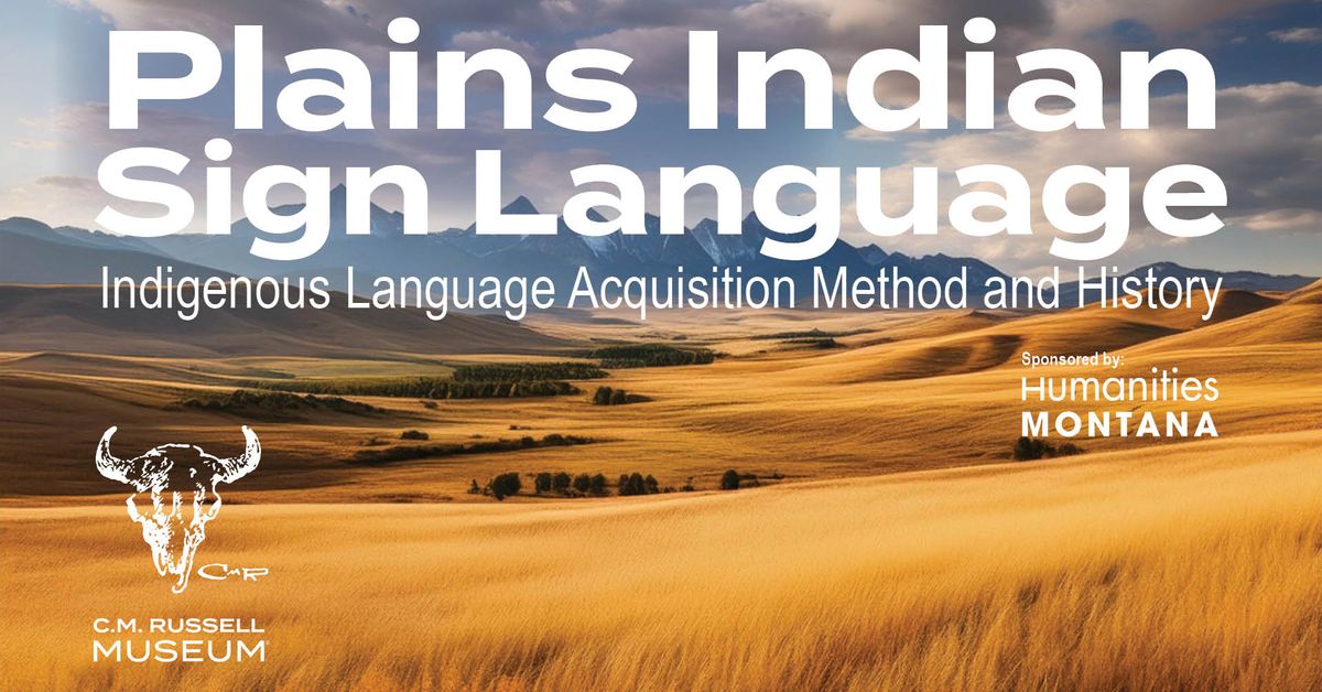 Plains Indian Sign Language with Dr. Lanny Real Bird