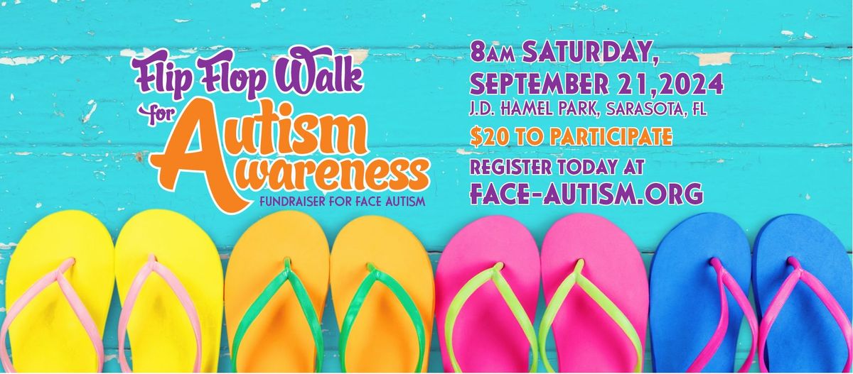 Flip Flop Walk for Autism Awareness 2024