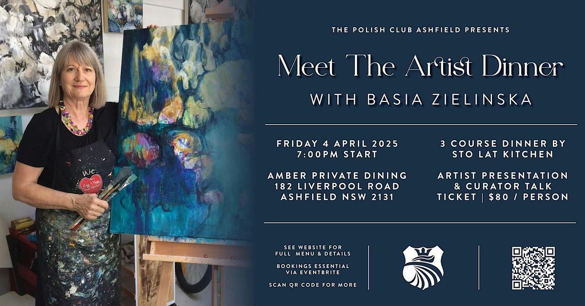 Meet the Artist Dinner with Basia Zielinska