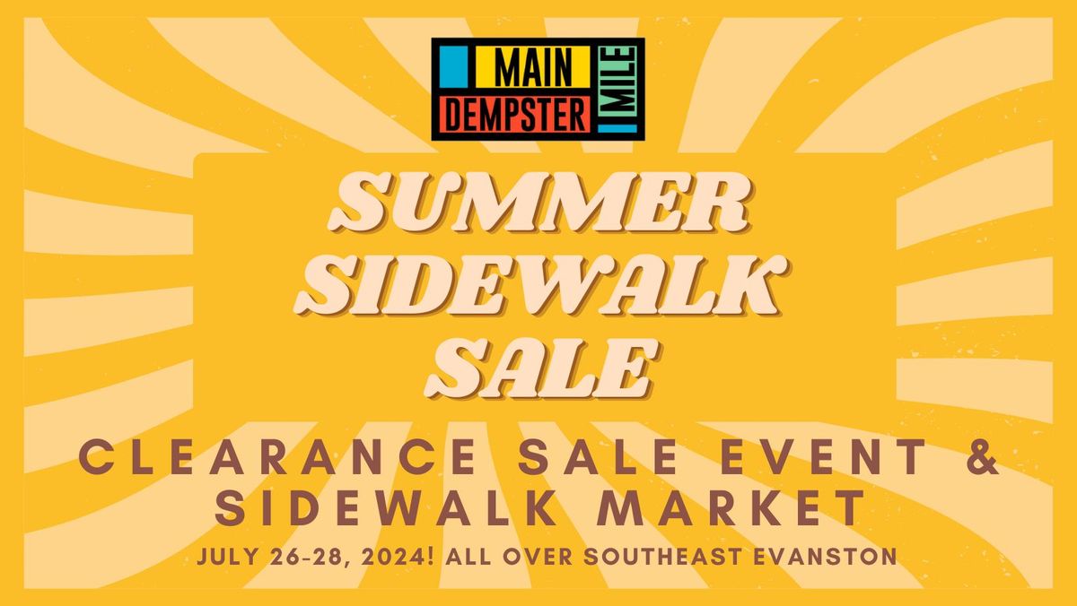 Summer Sidewalk Sale