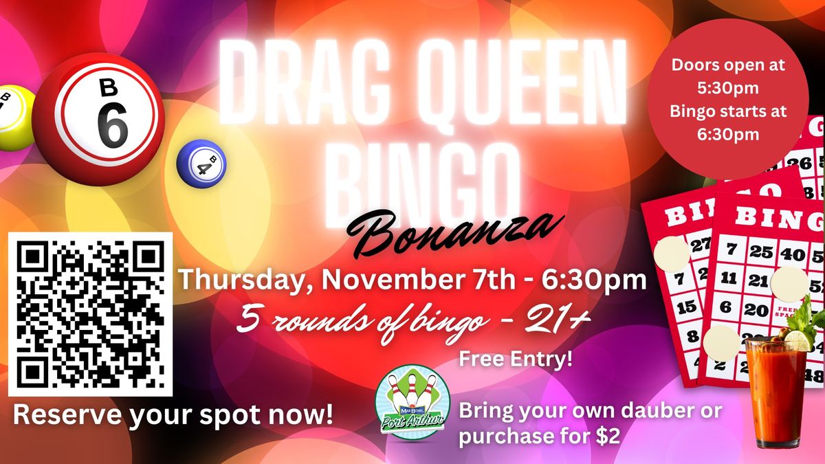 Drag Queen Bingo @ Port Arthur