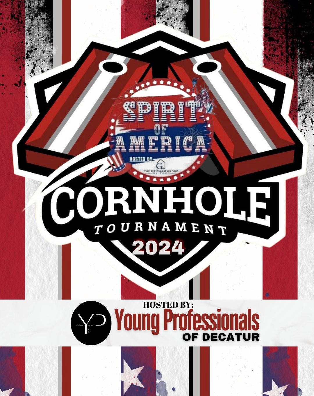 Spirit of America Corn hole Tournament benefiting YP Decatur