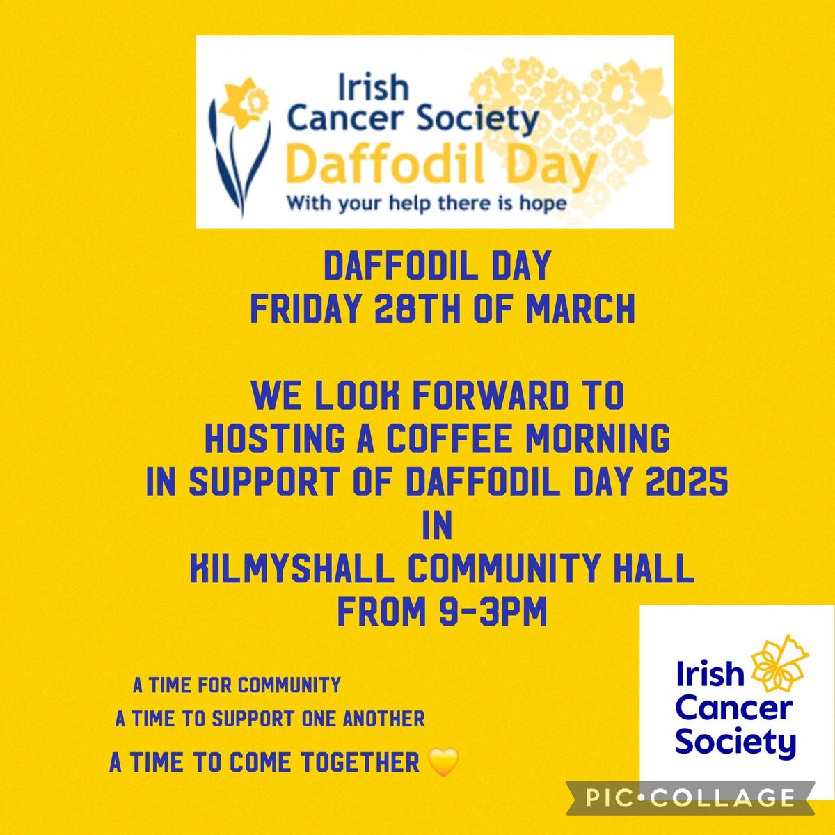 Daffodil Day Coffee Morning 2025