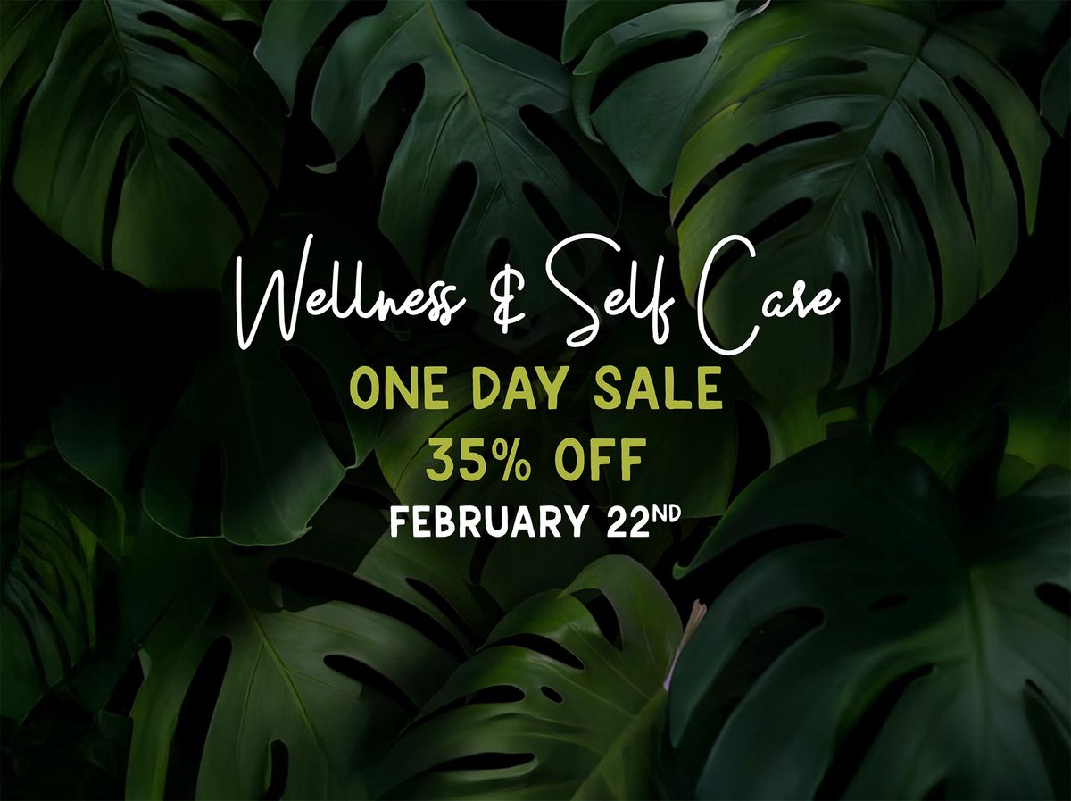 35% Wellness & Self Care Sale! \ud83c\udf89