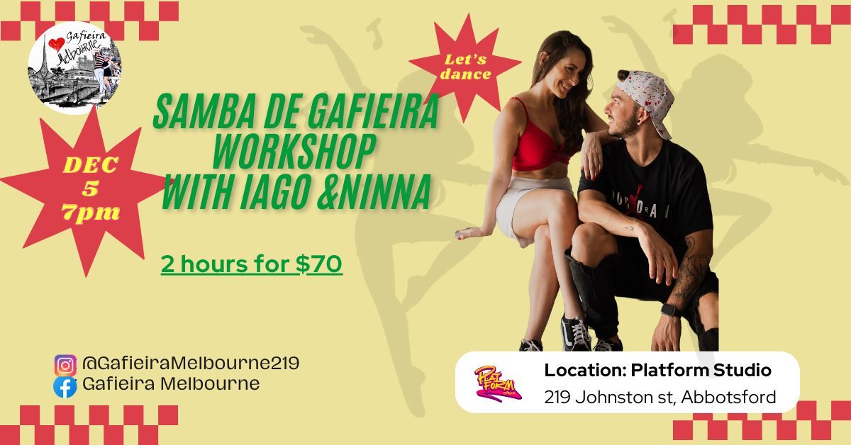 Samba de Gafieira workshop with Iago & Ninna