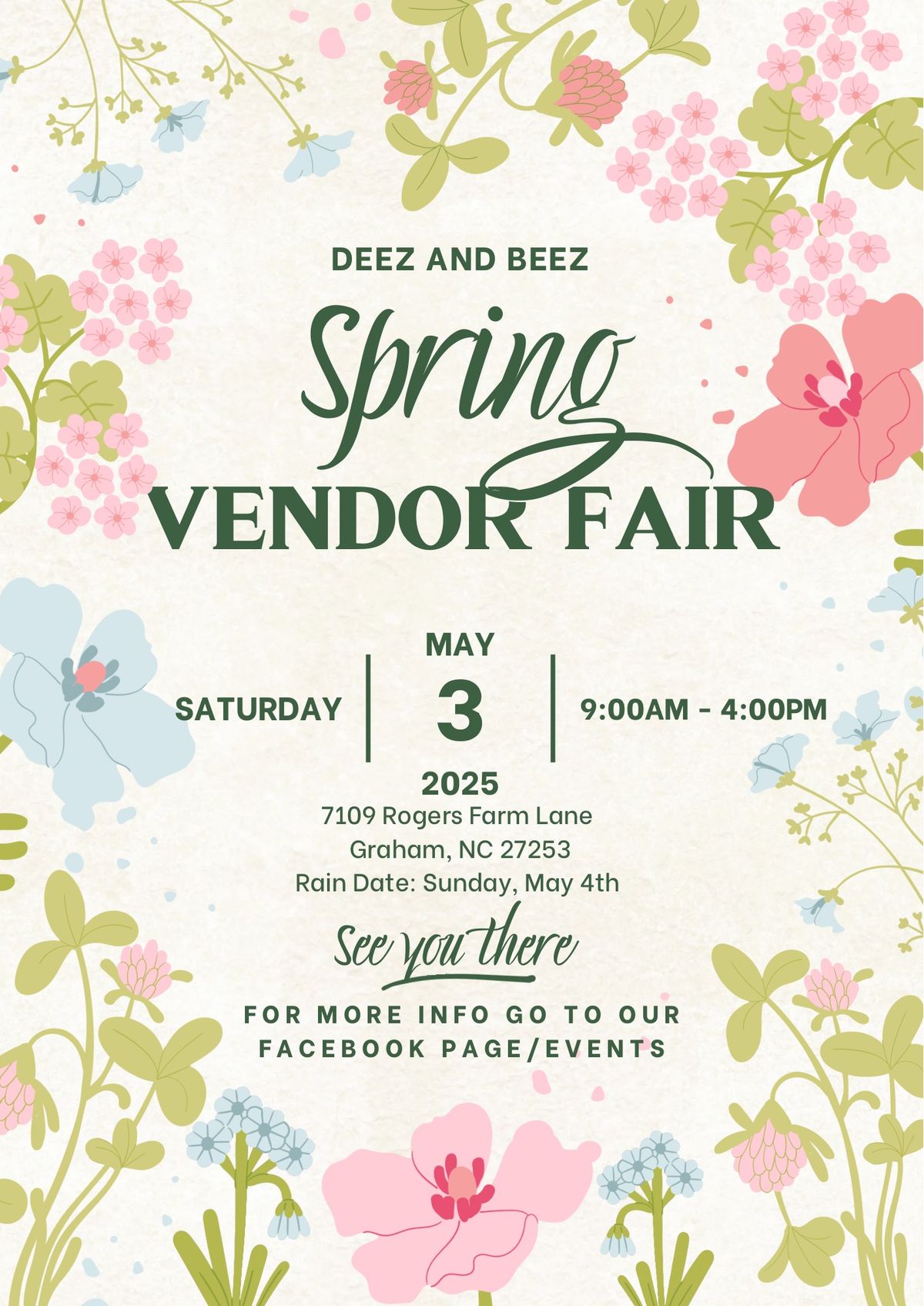 Spring Vendor Fair!