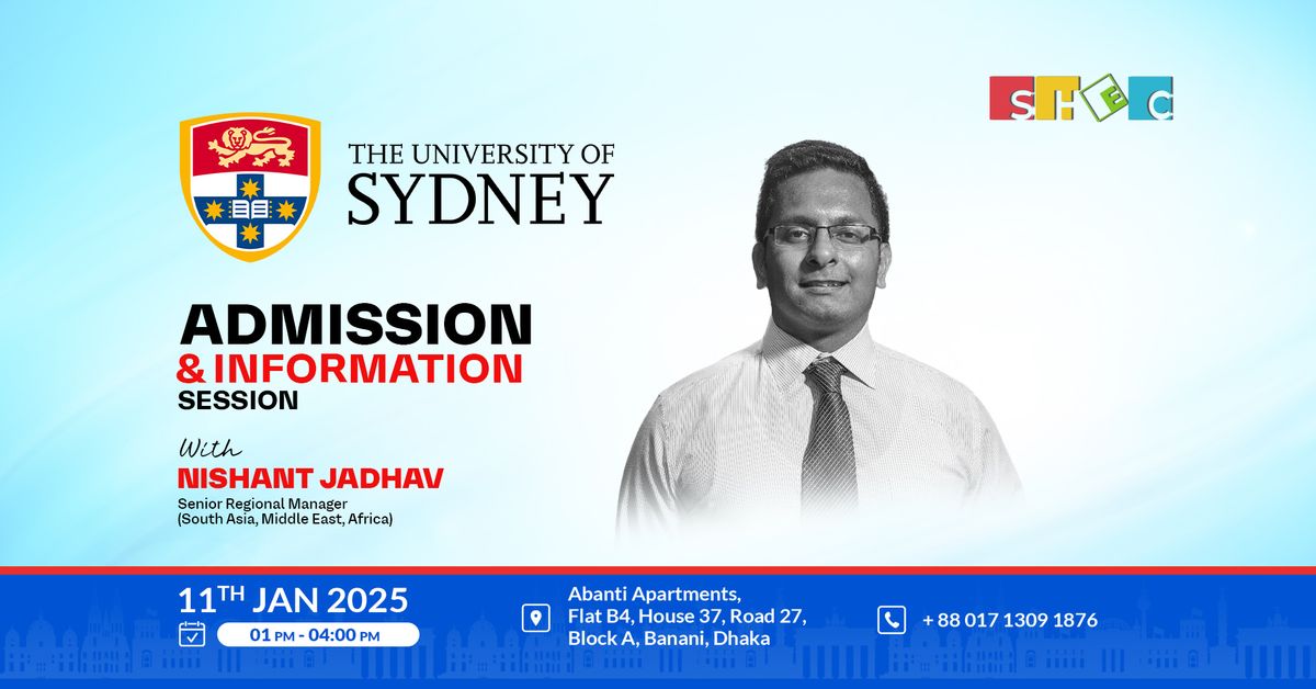 SHEC x USYD l Admission Assessment & Info. Session