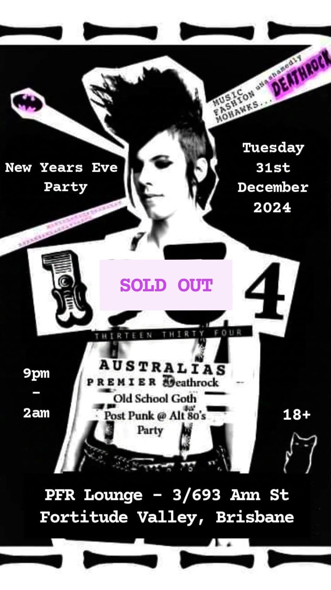 1334: New Years Eve Party - SOLD OUT 