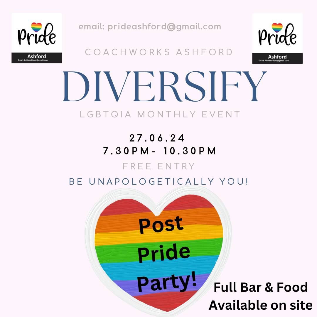 Diversify - Post Pride Party!