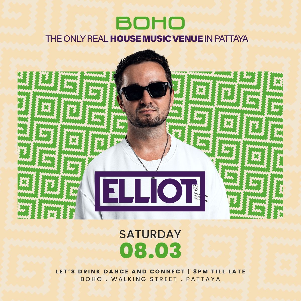 ELLIOT - BOHO PATTAYA , Walking Street Pattaya