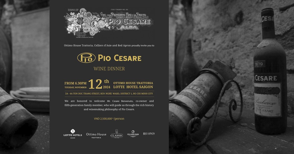 Pio Cesare Wine Dinner