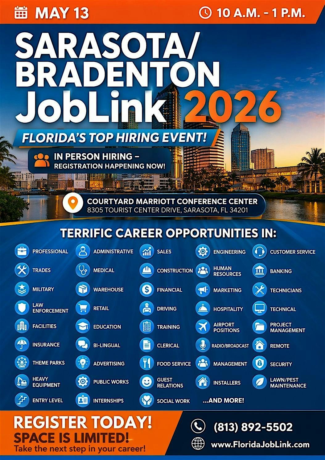 SARASOTA\/BRADENTON JOBLINK - TAMPA BAY JOB FAIR