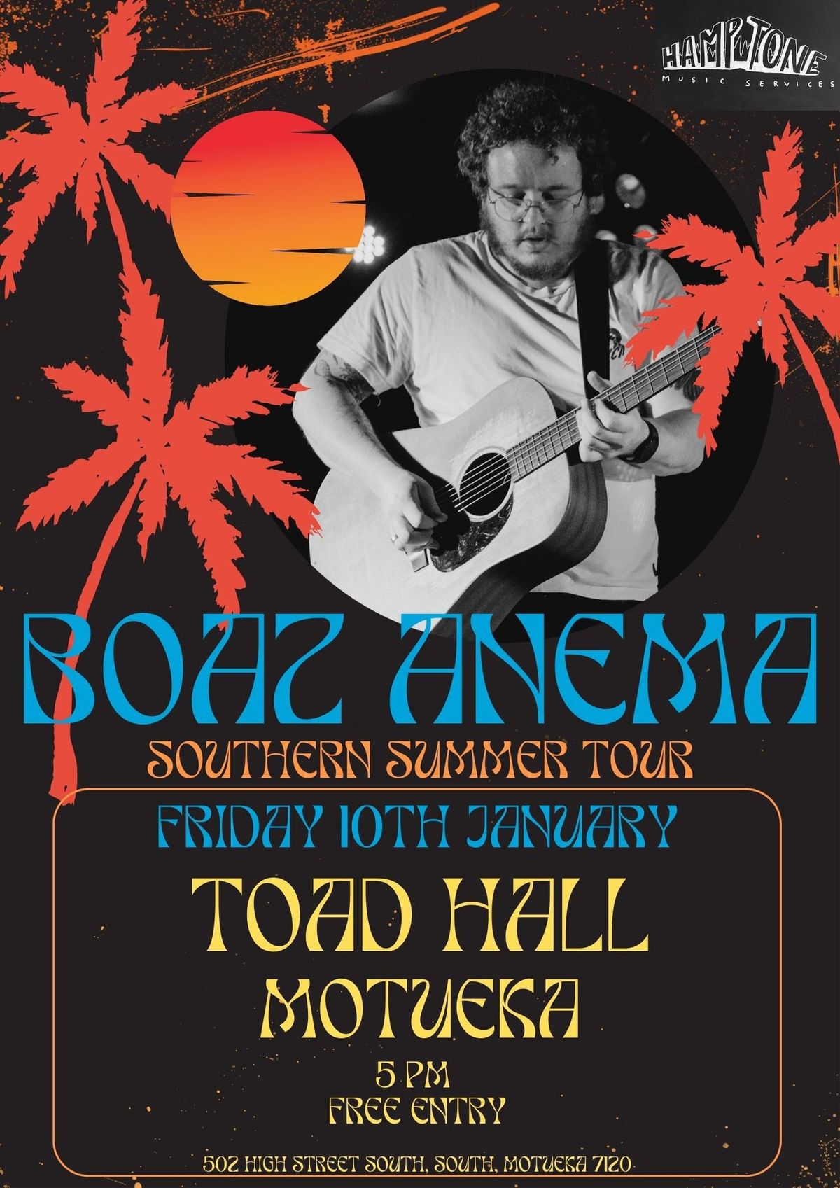 BOAZ Anema ::: Toad Hall Night Market Motueka ::: Friday 10th January 2025