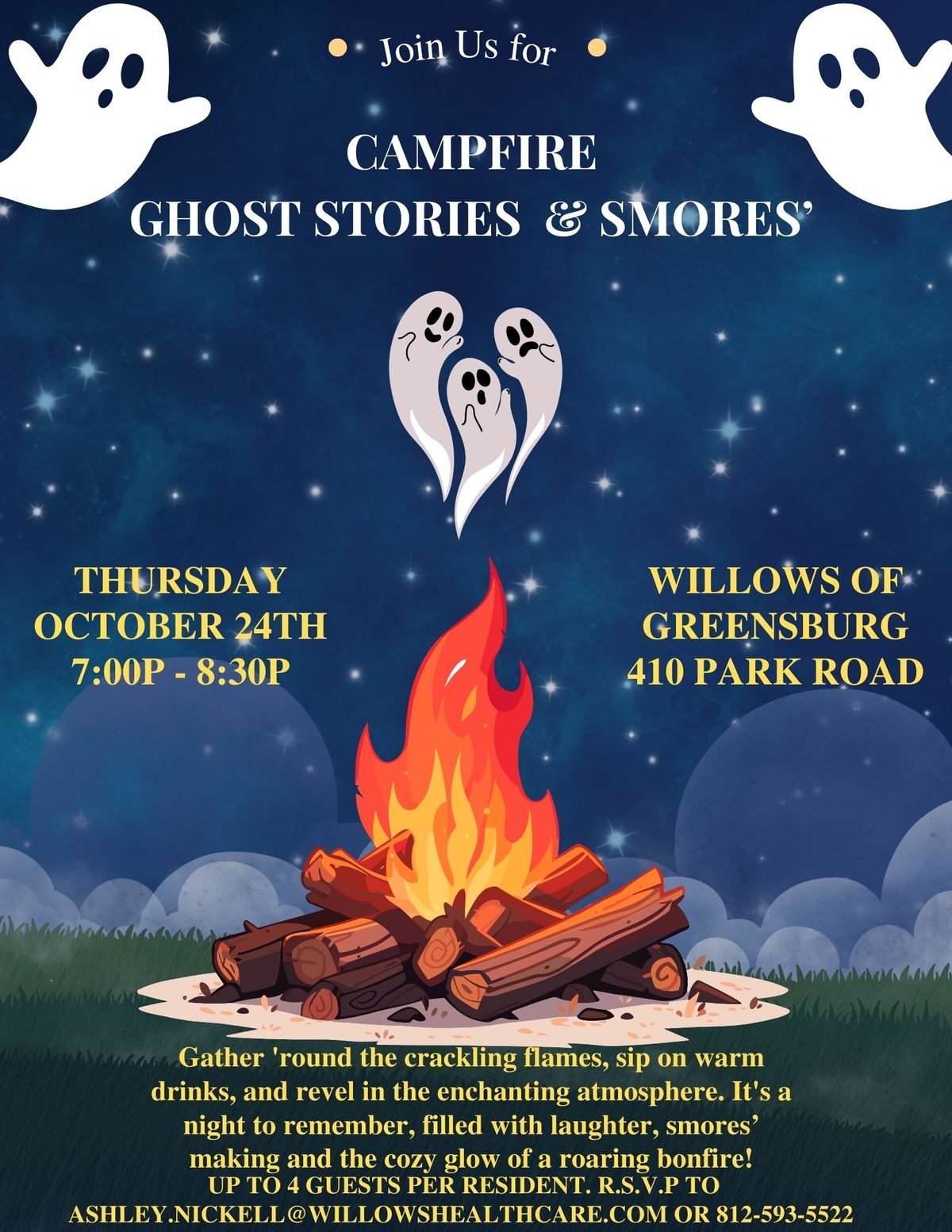 Campfire Ghost Stories and Smores'