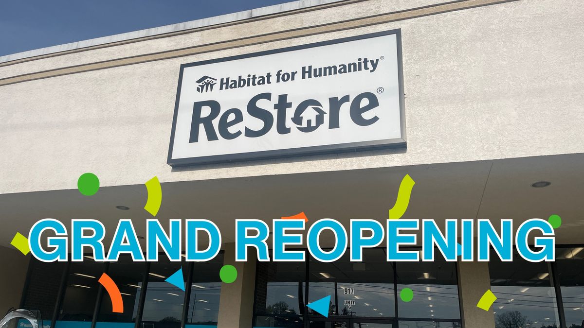 Habitat ReStore Grand Reopening