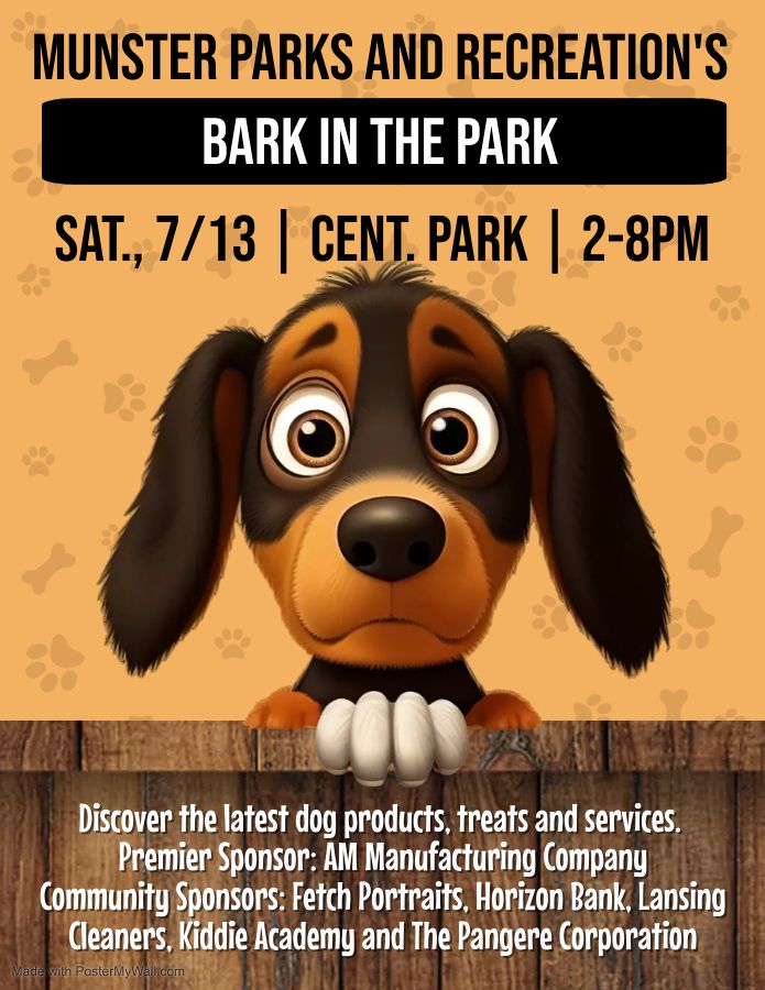 Munster Parks Bark in the Park Pet Fair 7\/13\/24