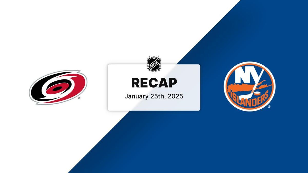 Carolina Hurricanes vs. New York Islanders