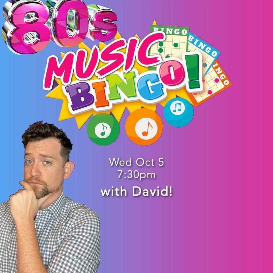 80's Music Bingo