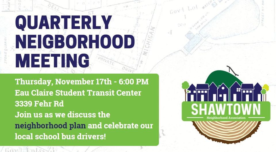 Quarterly Neighborhood Association Meeting Student Transit Eau quarterly-neighborhood-association-meeting-student-transit-eau