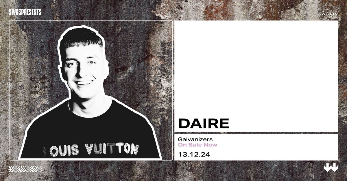 SWG3 Presents Daire