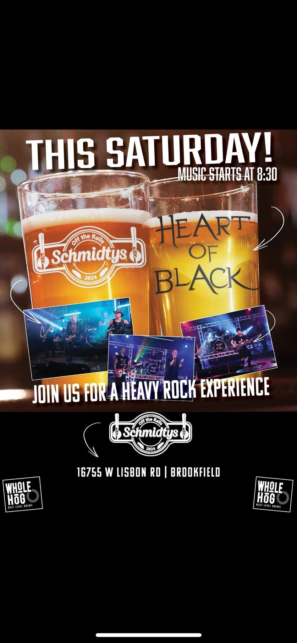 Heart of Black AT SCHMIDTYS IN BROOKFIELD