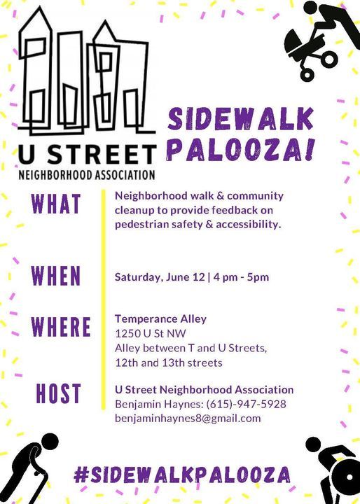 U Street Sidewalk Palooza, Temperance Alley 1250 U St NW, Washington