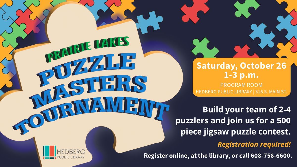 Prairie Lakes Puzzle Master's Tournament