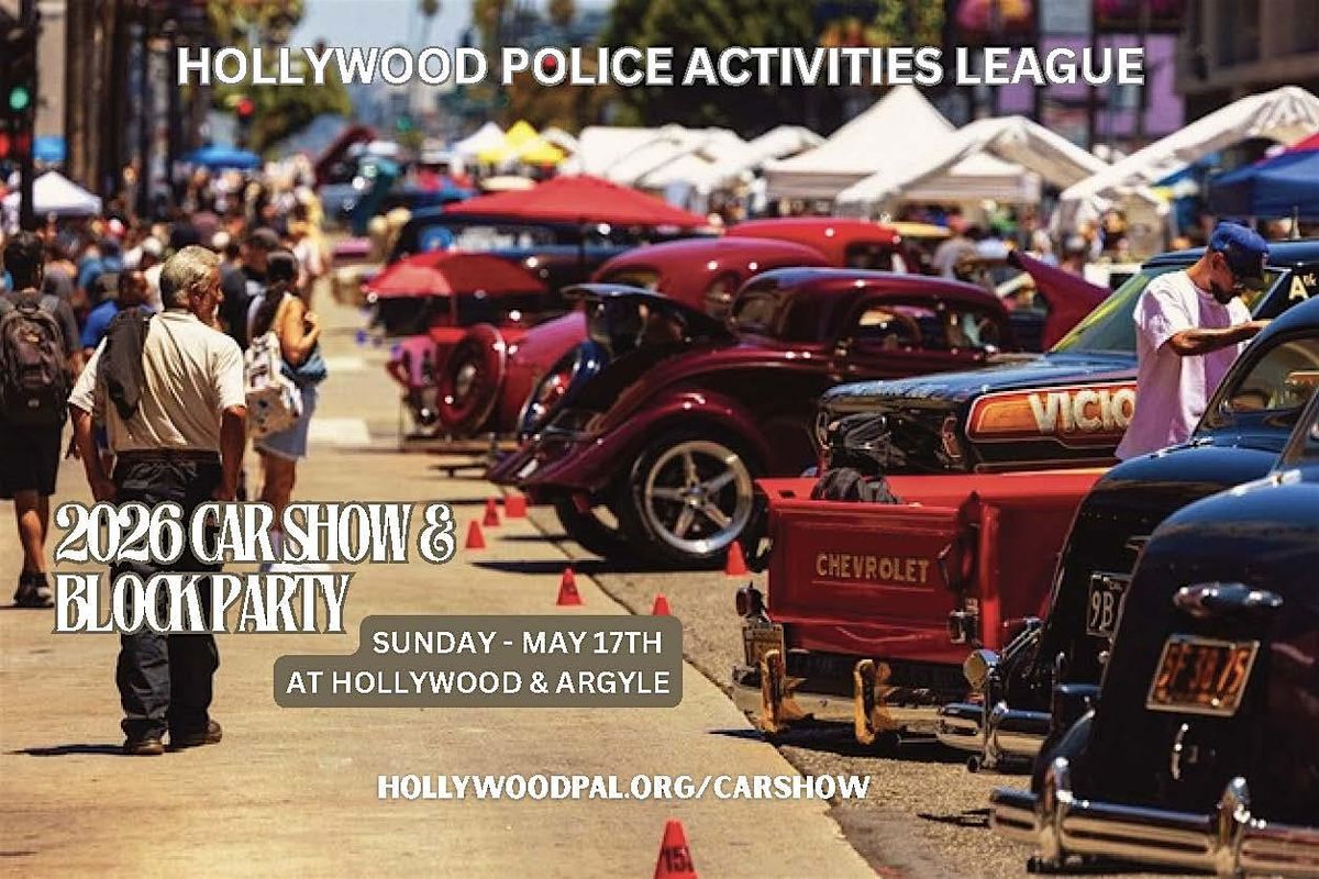 Hollywood PAL Car Show & Block Party