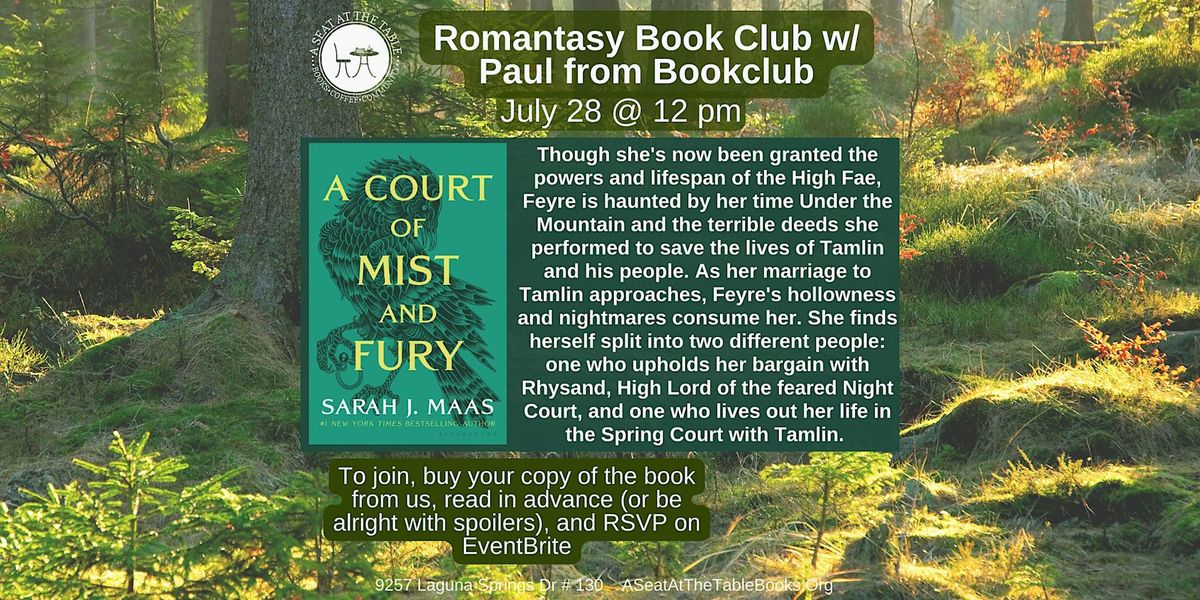 Romantasy Book Club w\/ Paul: A Court of Mist and Fury