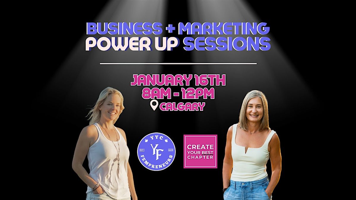 Business + Marketing Power Up Session (for women solopreneurs)