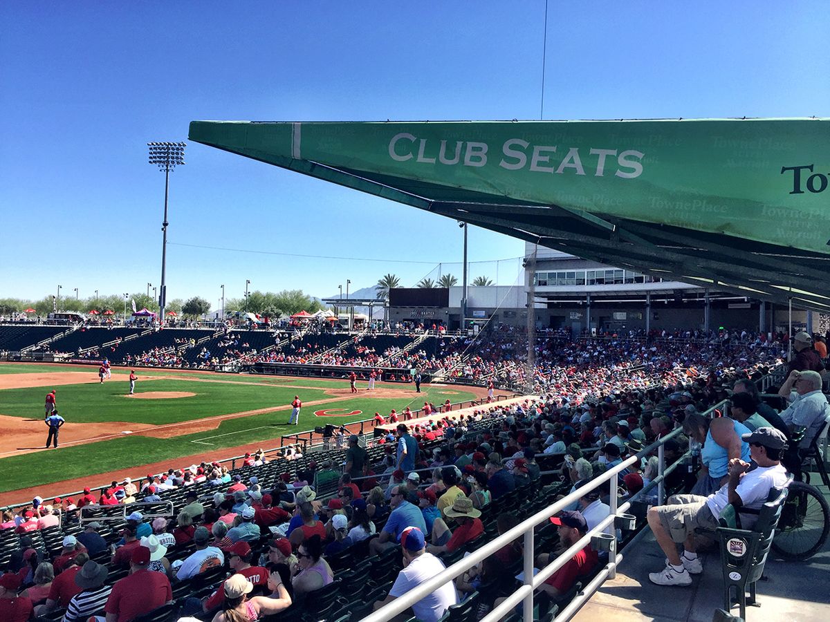 Spring Training - Arizona Diamondbacks at Cincinnati Reds at Goodyear Ballpark