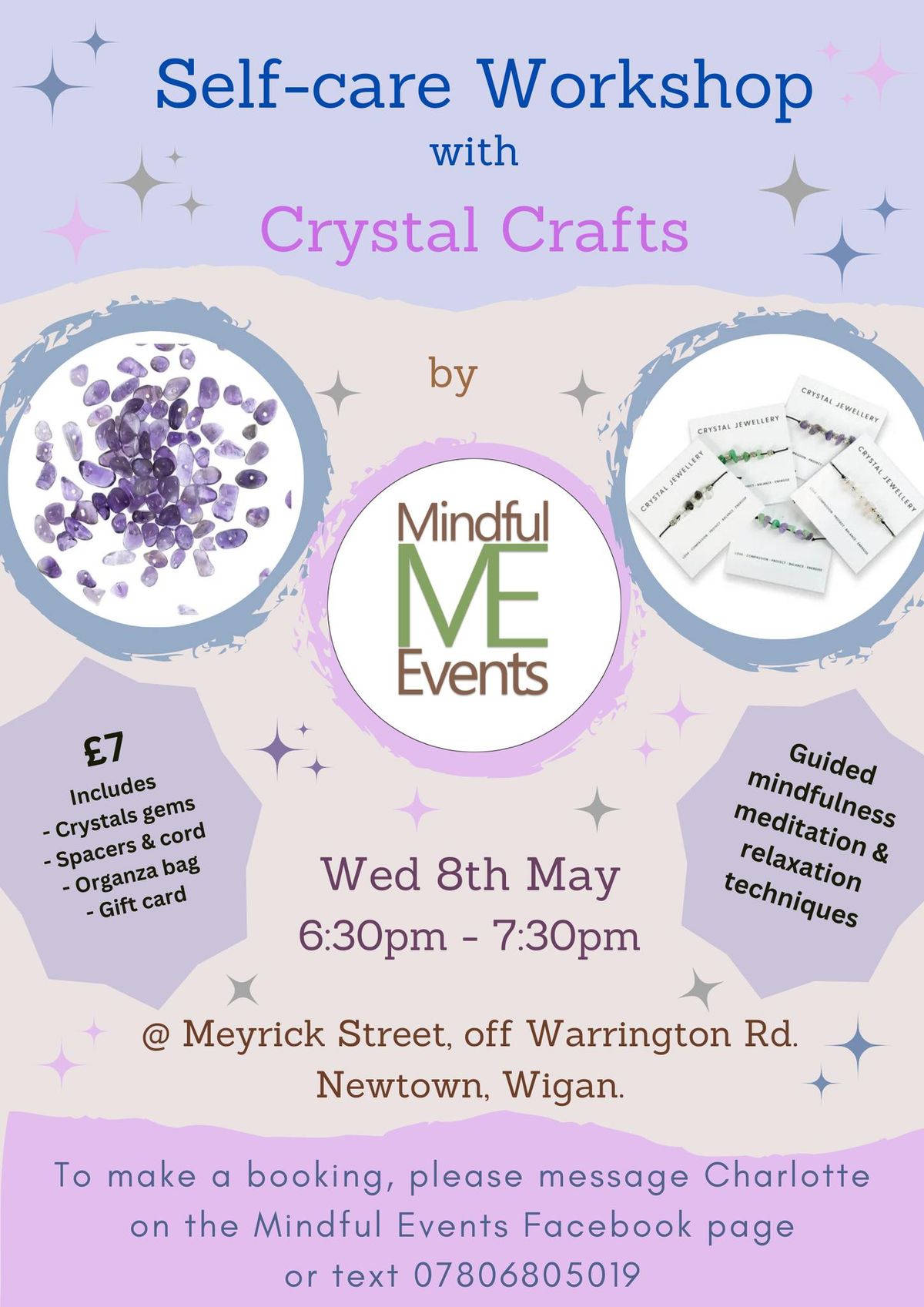Self - care Workshop with Crystal Crafts - May event