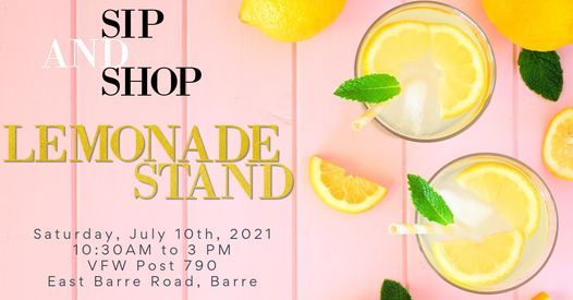 Sip and Shop Lemonade Stand Event