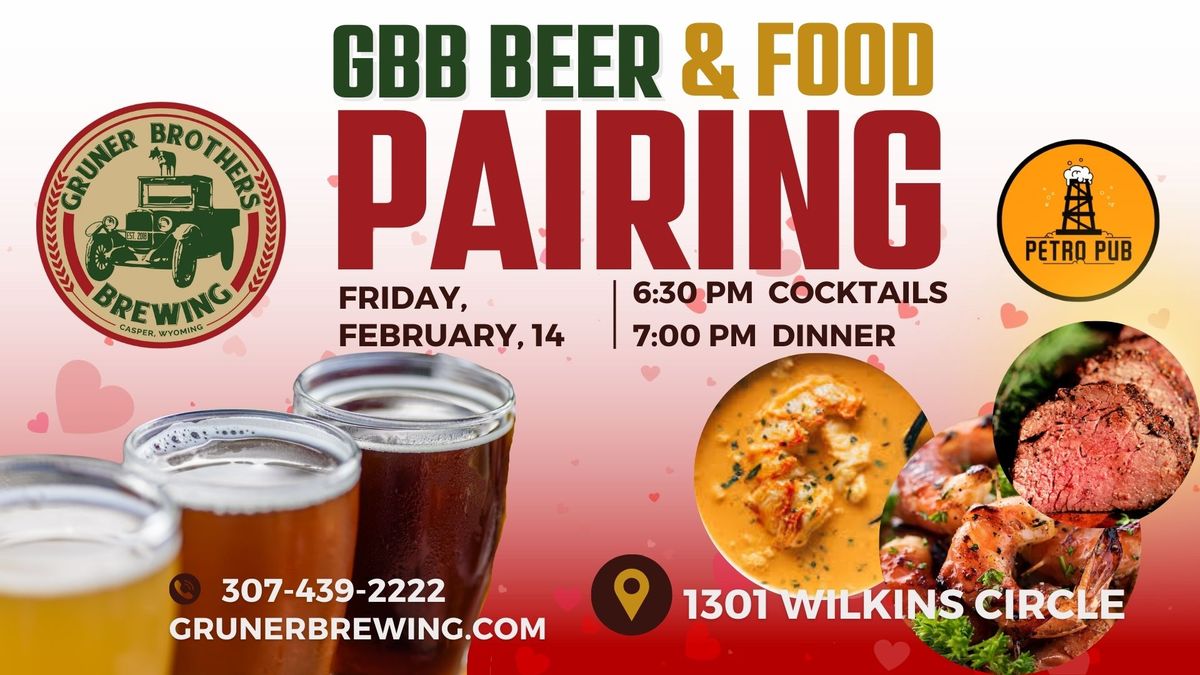 GBB Beer and Food Pairing Valentine's Dinner 