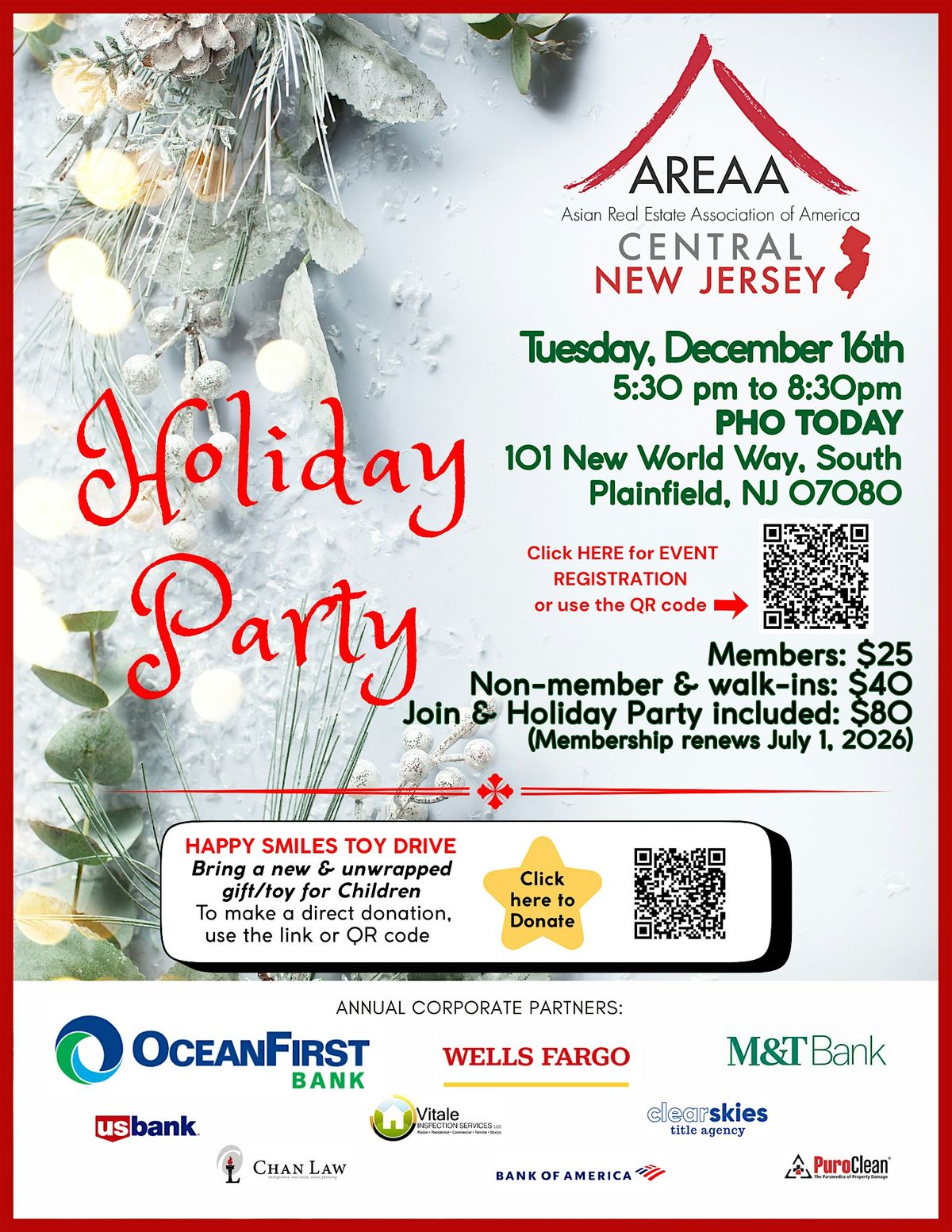 AREAA CNJ 2025 Holiday Party