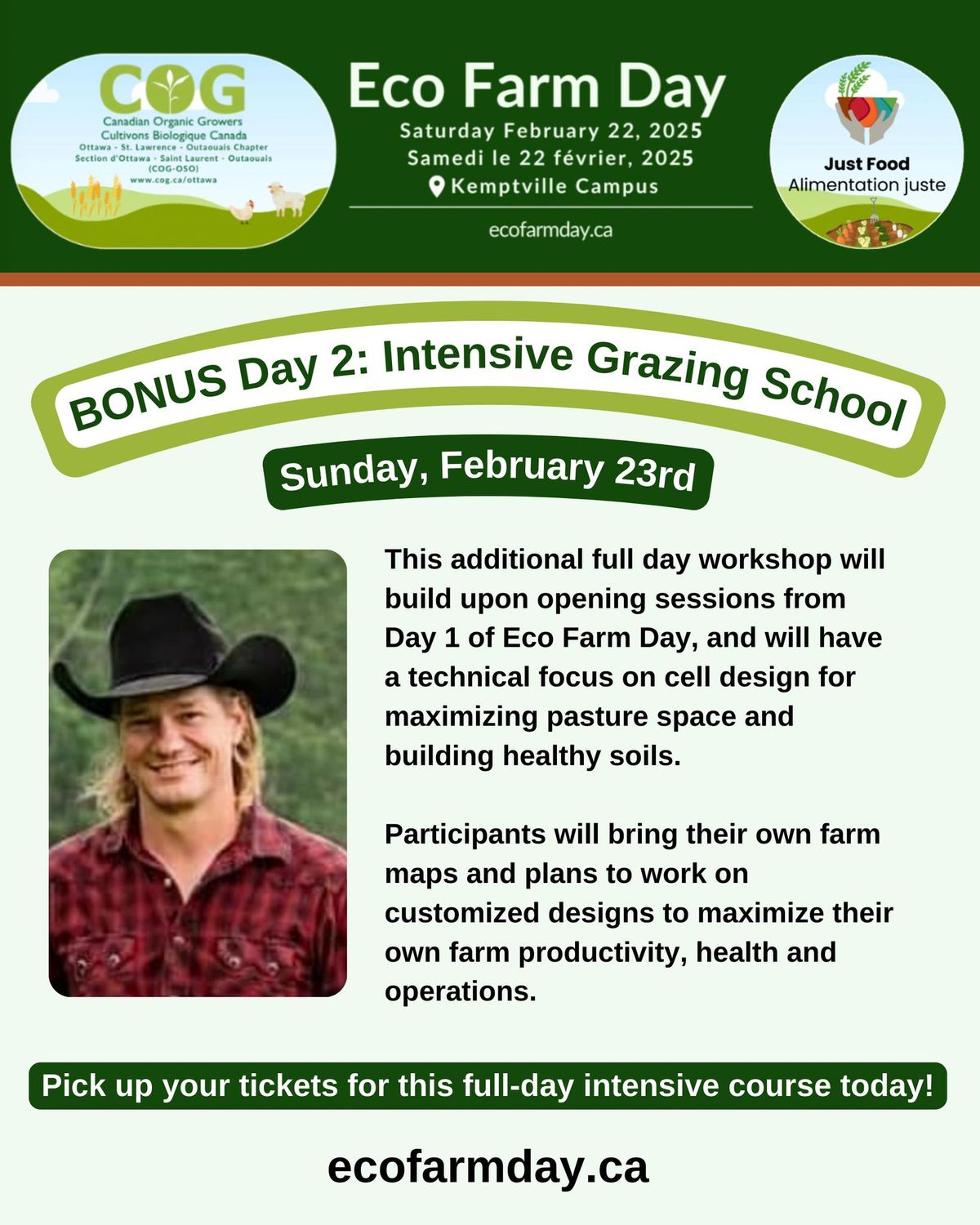 Eco Farm Day - BONUS Day 2: Intensive Grazing School with Steve Kenyon