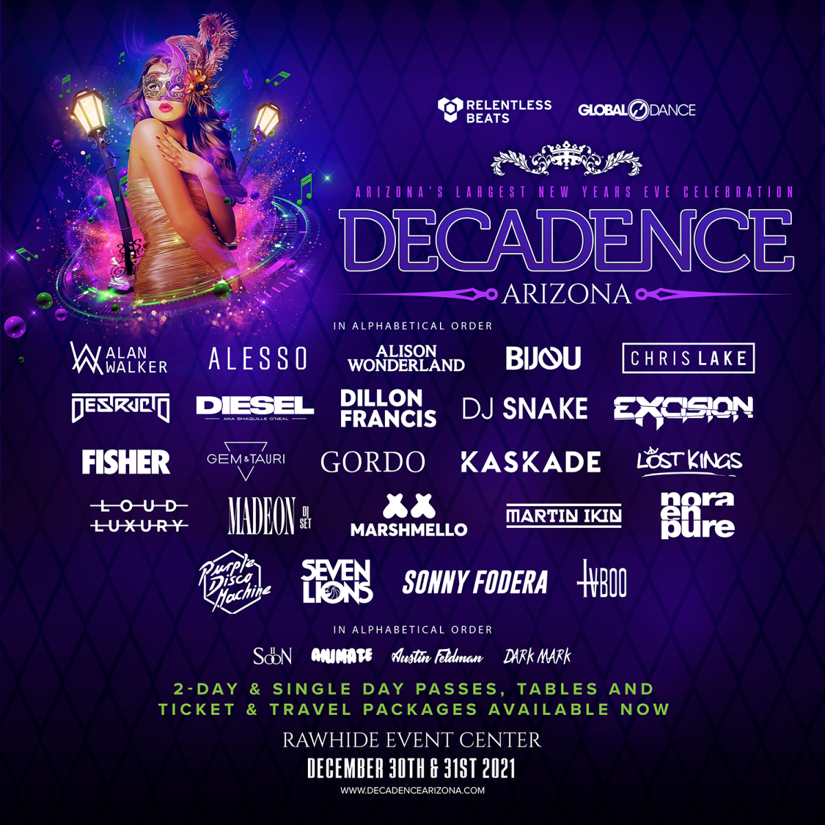 Decadence Music Festival - 2 Day Pass (18+)