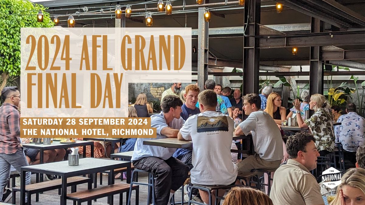 AFL GRAND FINAL DAY \u2014 The National Hotel Richmond