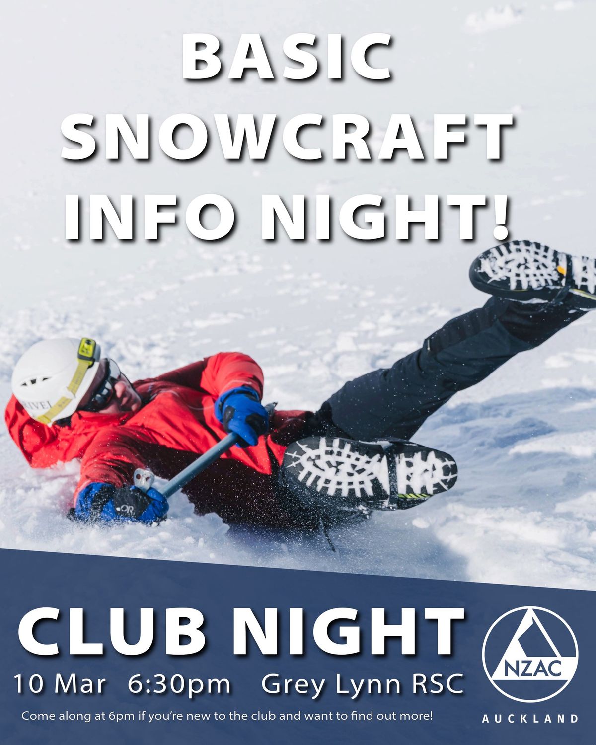 March Club Night - Basic Snowcraft 2025 INFORMATION EVENING