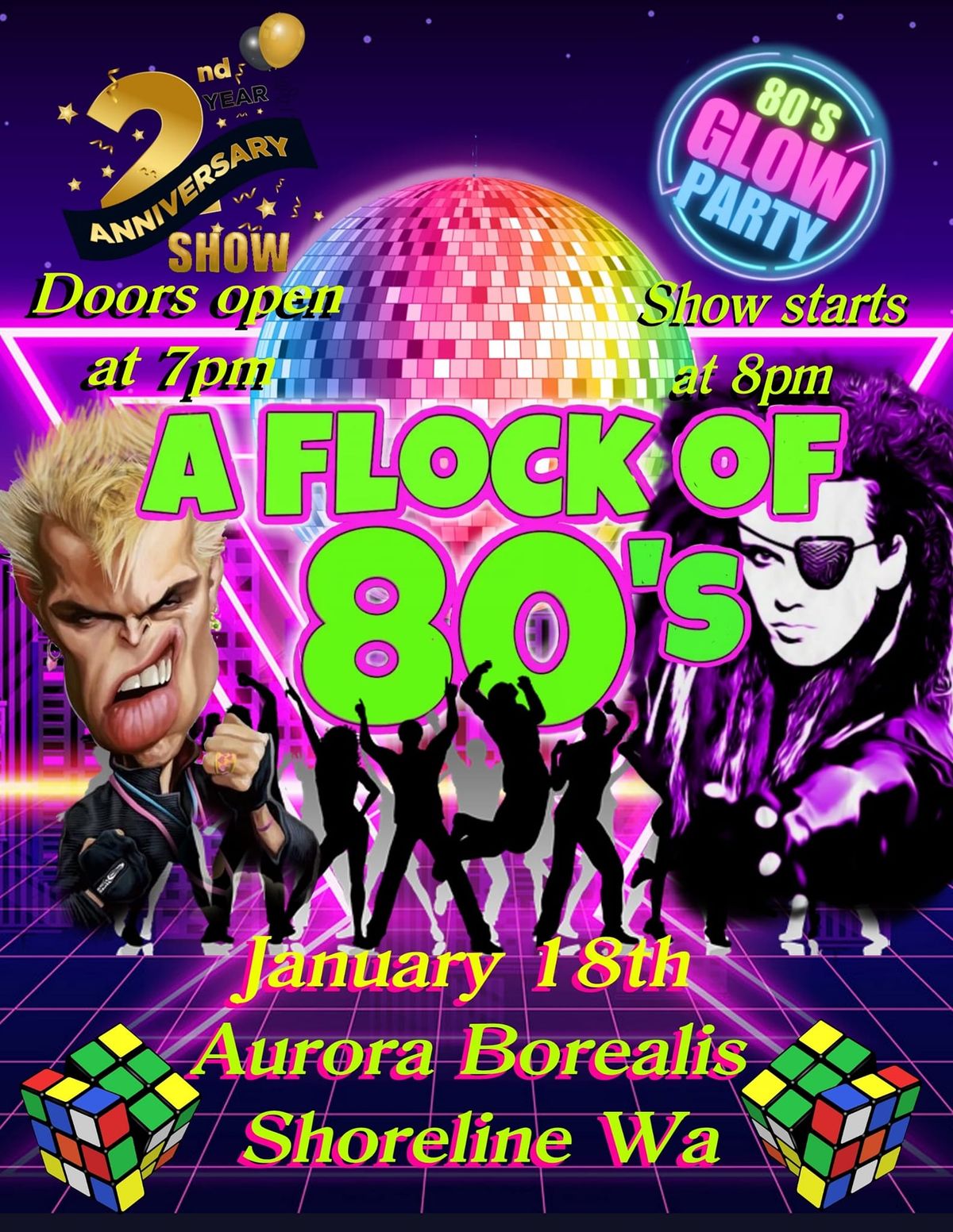 A Flock Of 80s 2 Year Anniversary Show \ud83d\ude0e