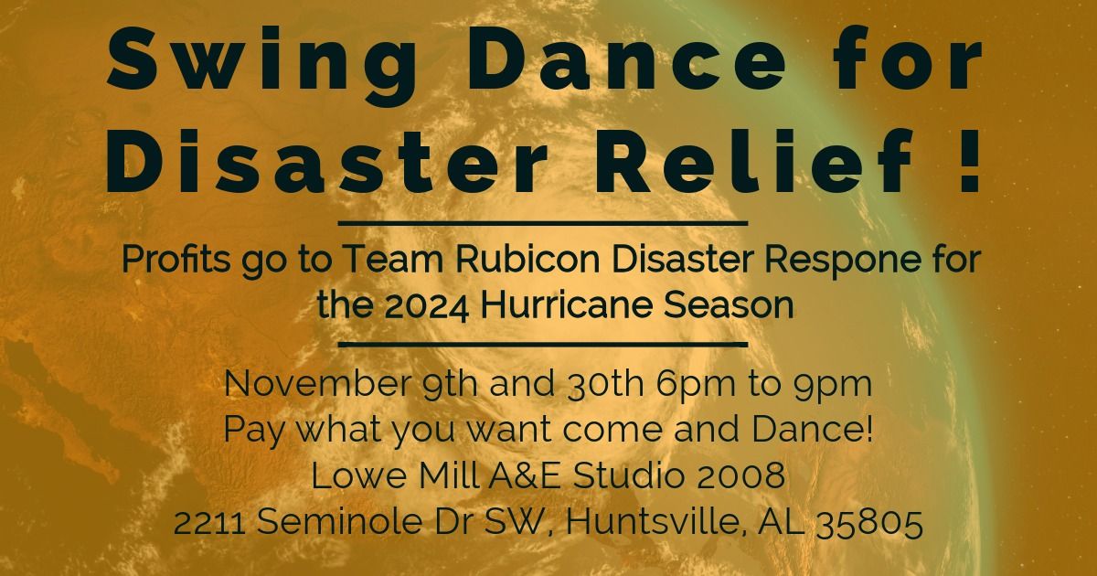 Swing Dance #2 for Disaster Relief! 