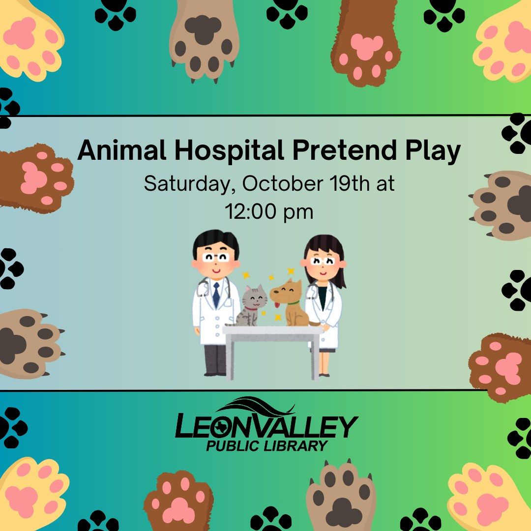 Animal Hospital Pretend Play