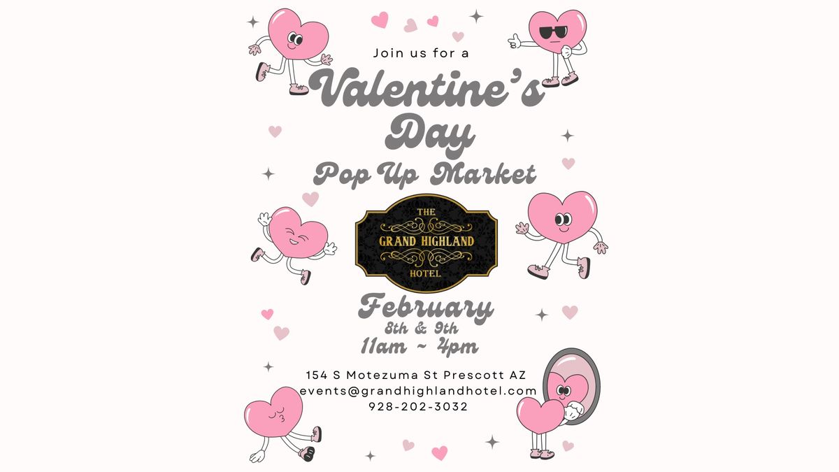 Valentine\u2019s Day Pop Up Vendor Market 