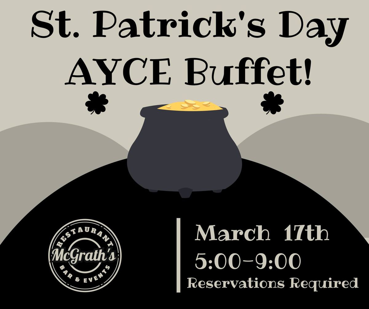 AYCE St. Patrick's Day Buffet