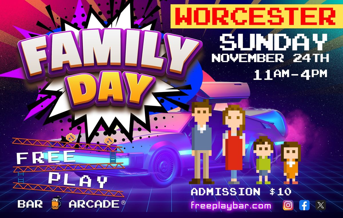 Worcester Freeplay Family Day - Sunday November 24th