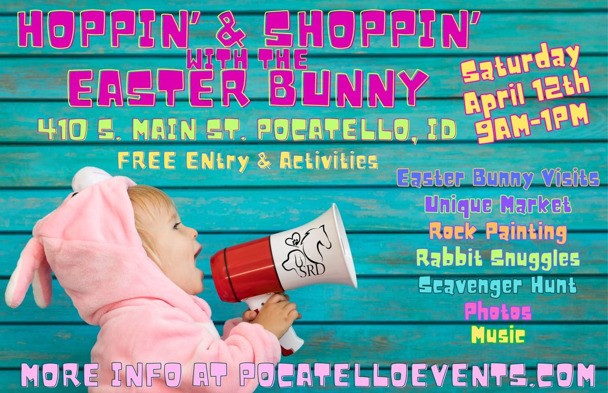 FREE Hoppin' & Shoppin' w\/the Easter Bunny! Visits, Photos, & Shopping! OPEN TO THE PUBLIC!