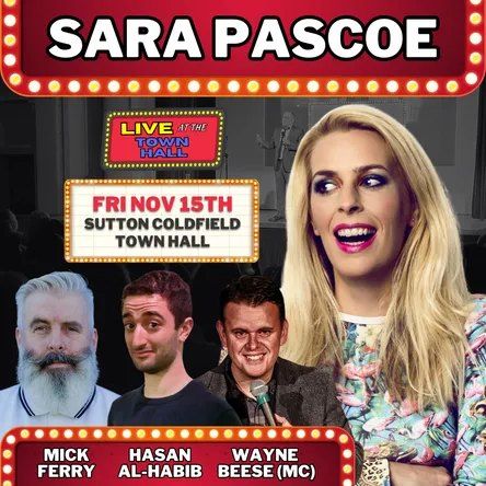 Funny Beeseness Comedy Night: Sara Pascoe, Hasan Al-Habib, Mick Ferry