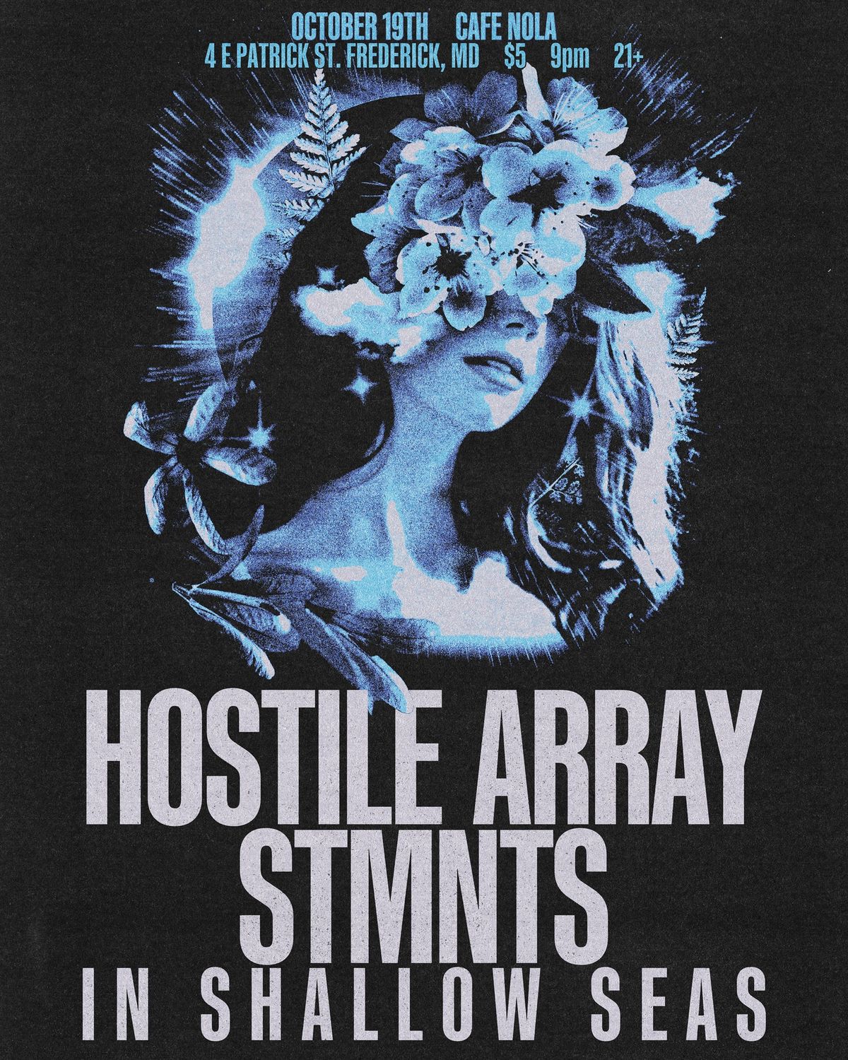 Hostile Array, STMNTS, & In Shallow Seas @ Cafe Nola