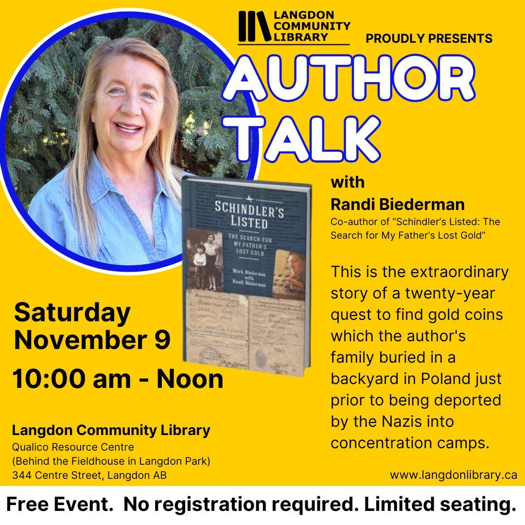 Author Talk with Randi Biederman