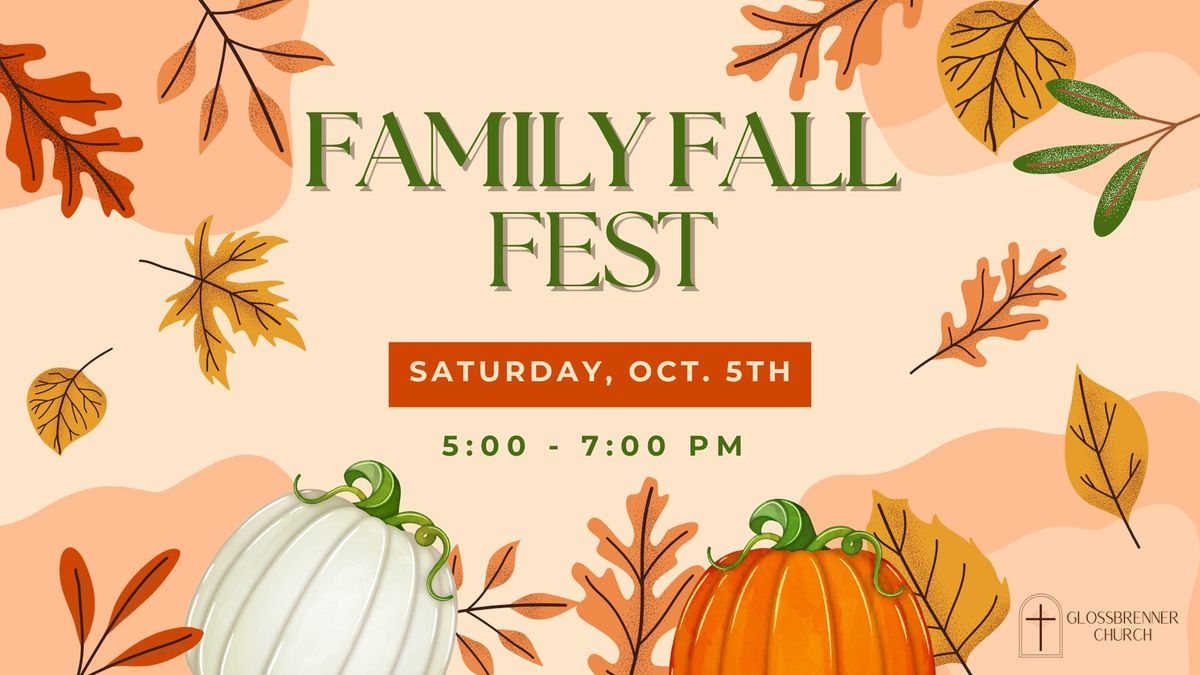 Glossbrenner Church Family Fall Fest